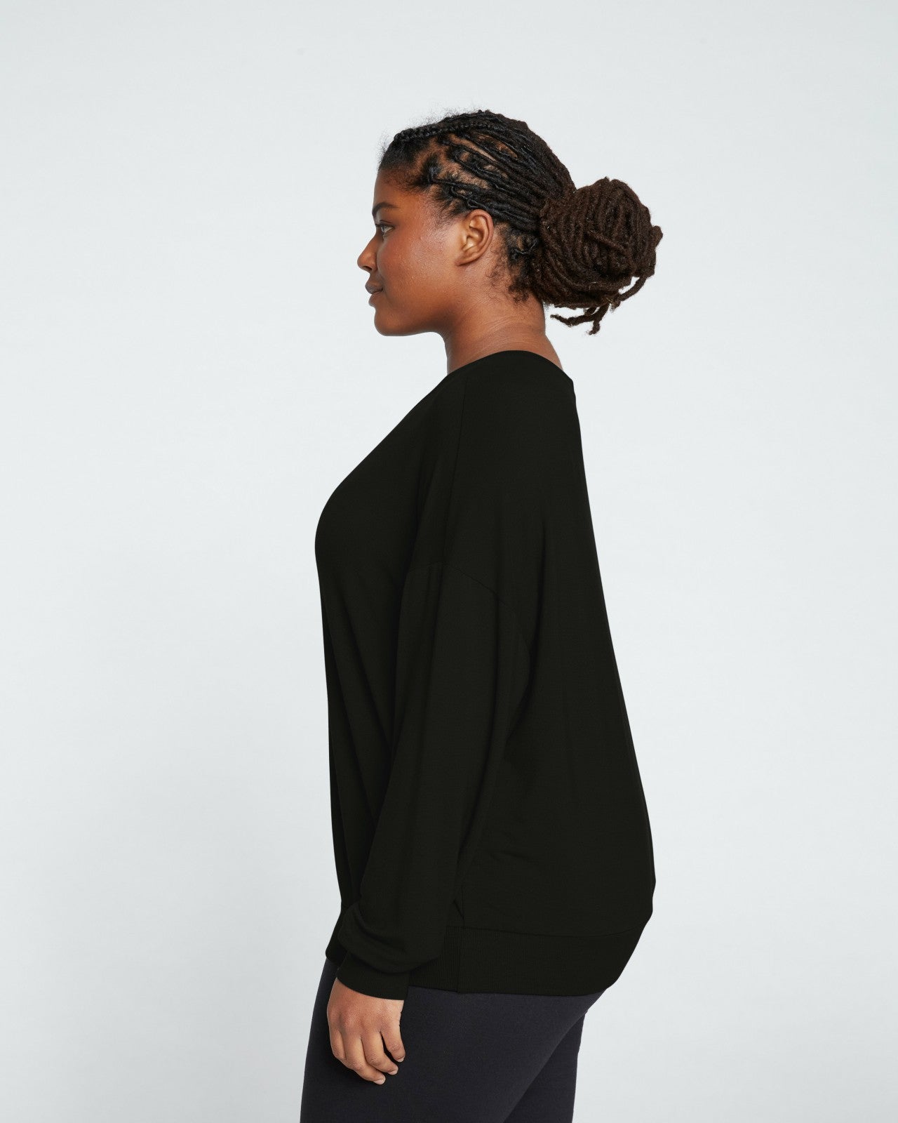 Universal Standard Lauren Classic Sweatshirt - Black