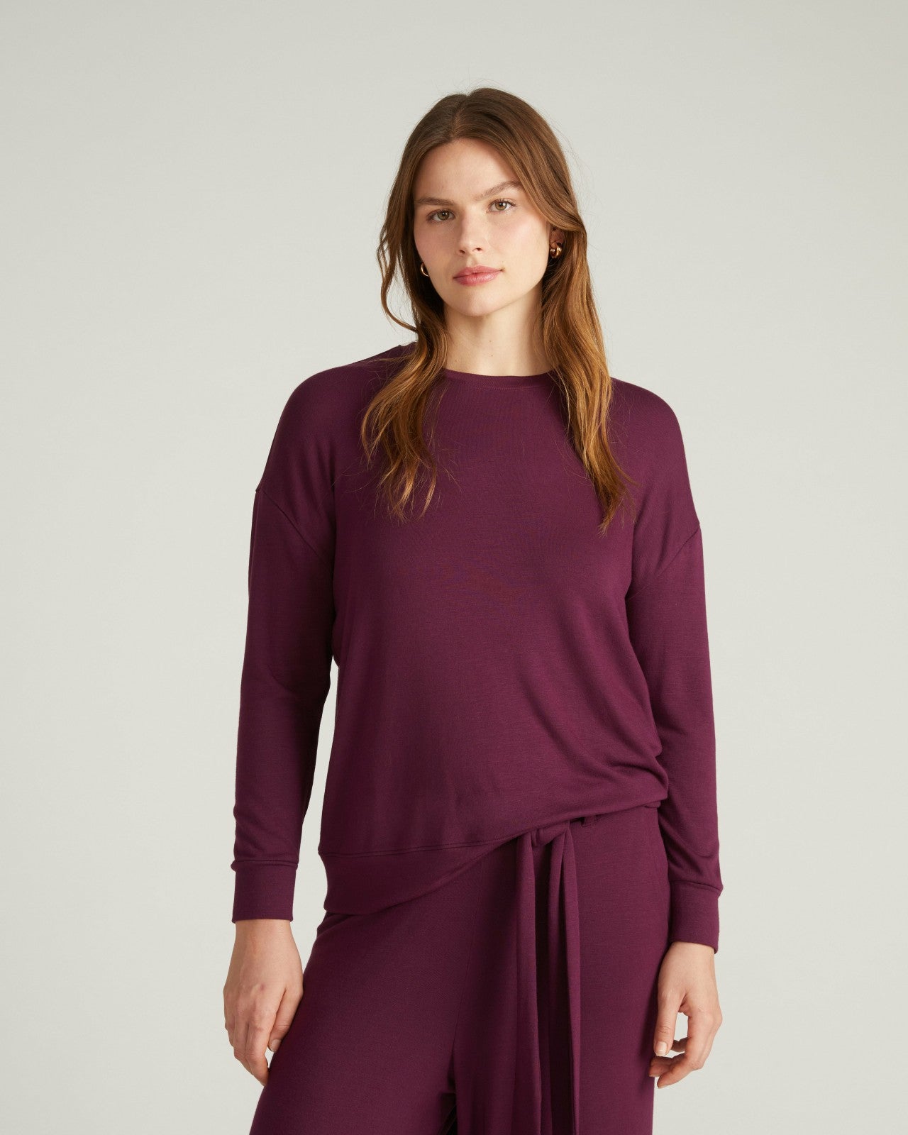 Universal Standard TravelKnit Sweatshirt - Gamay