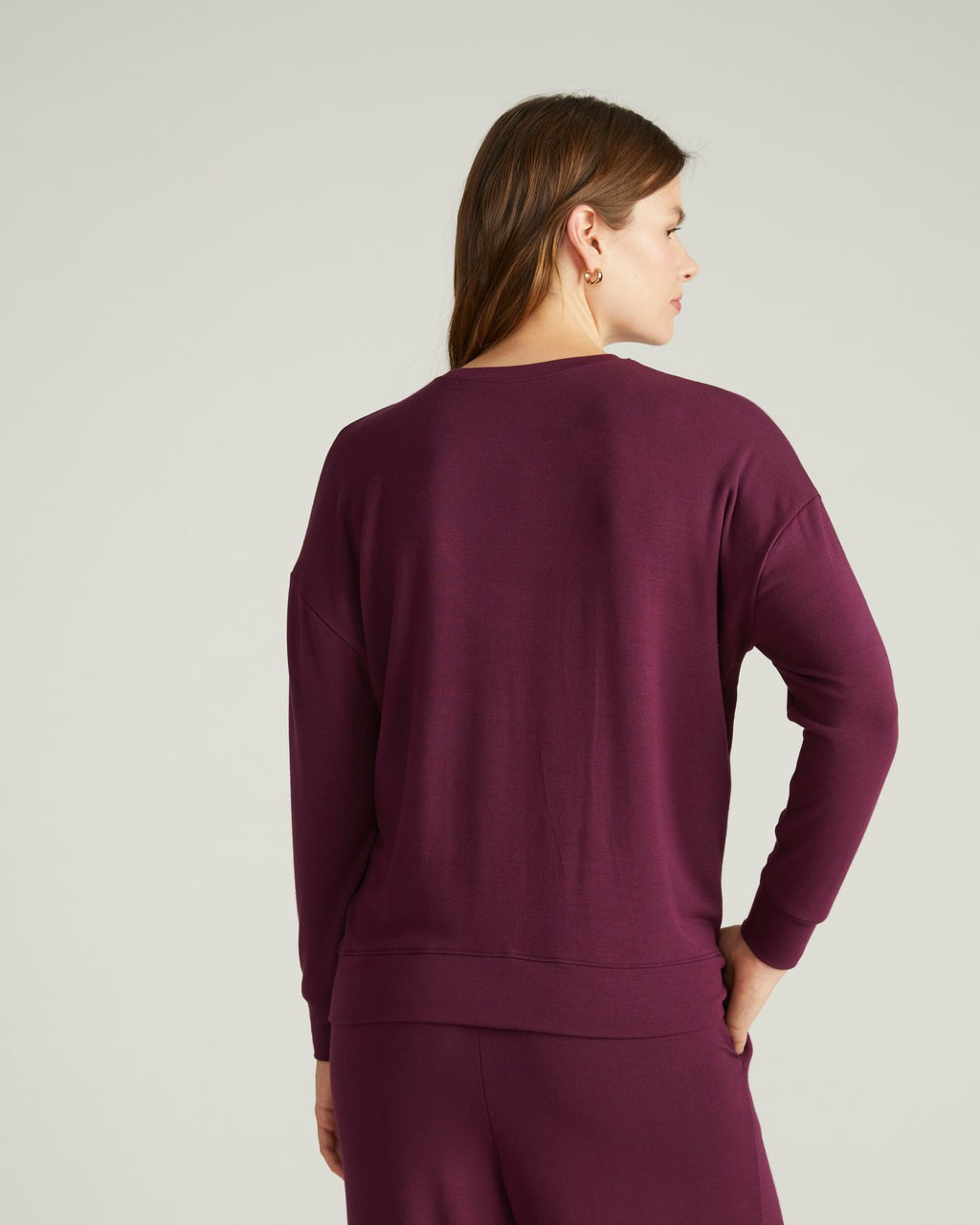 Universal Standard TravelKnit Sweatshirt - Gamay