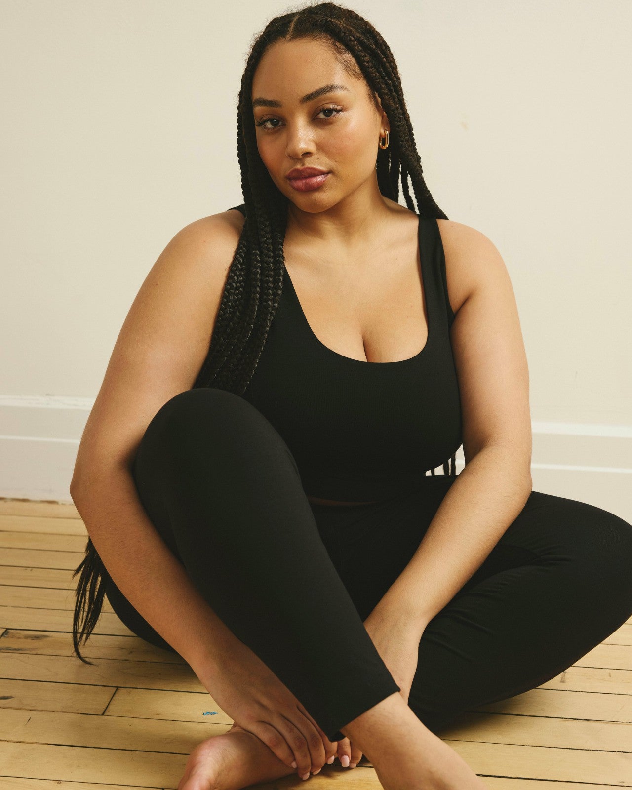 Universal Standard Roya Cropped Leggings 23 Inch - Black
