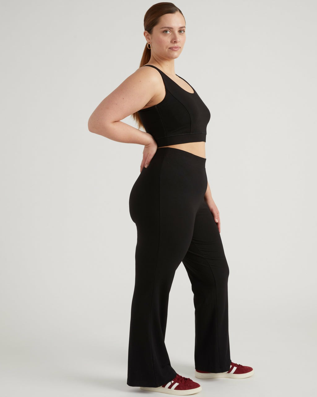 Universal Standard Roya Bootcut Legging - Black