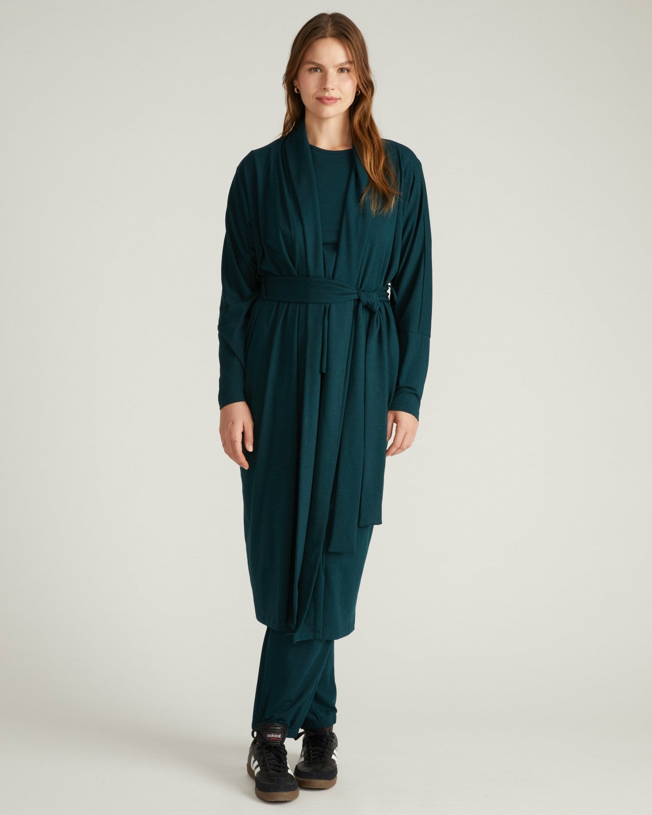 Universal Standard Daphne Lounge Robe - Deep Sea