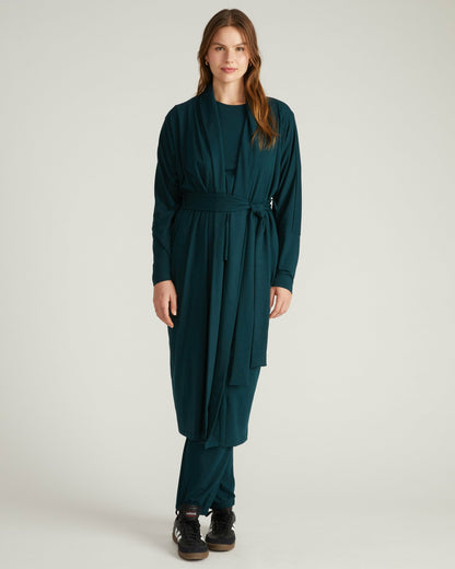 Universal Standard Daphne Lounge Robe - Deep Sea