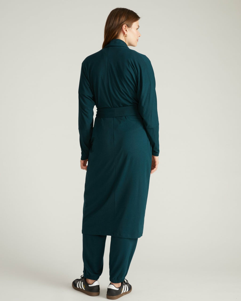 Universal Standard Daphne Lounge Robe - Deep Sea