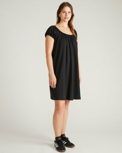 Universal Standard Lilian Short Sleep Dress - Black