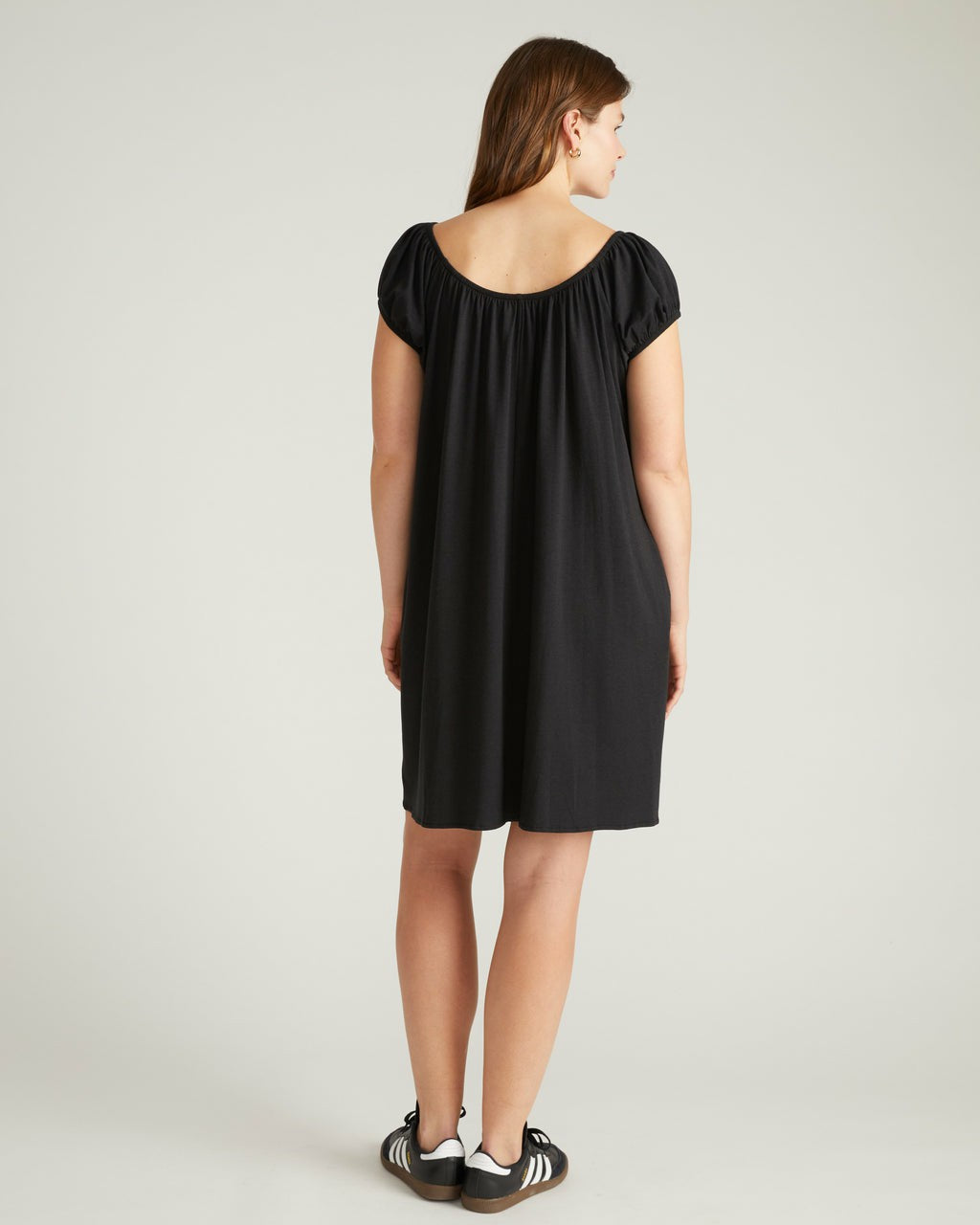 Universal Standard Lilian Short Sleep Dress - Black