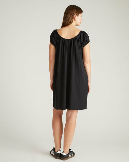 Universal Standard Lilian Short Sleep Dress - Black