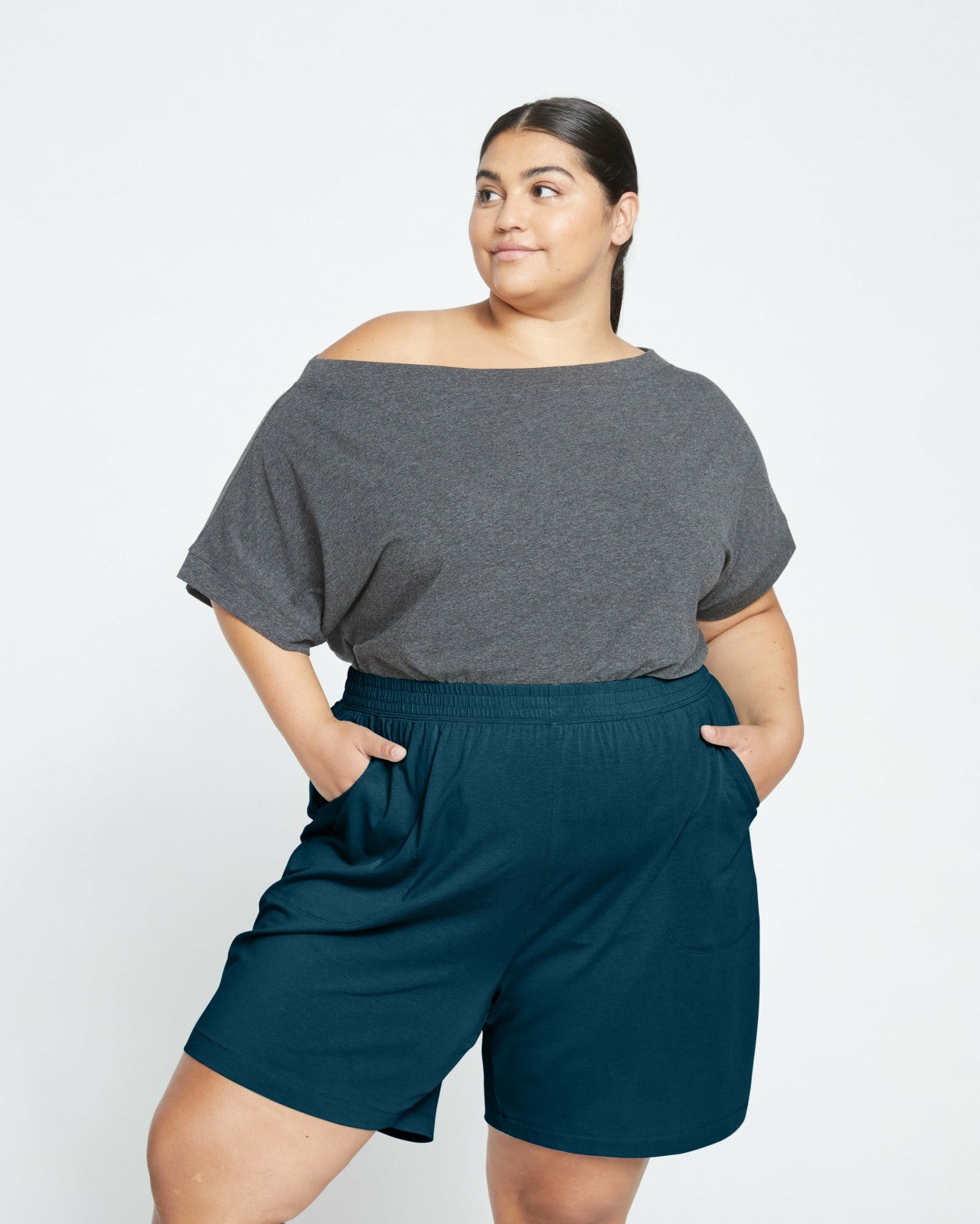 Universal Standard UltimateS Lorelai Lounge Shorts - Deep Sea