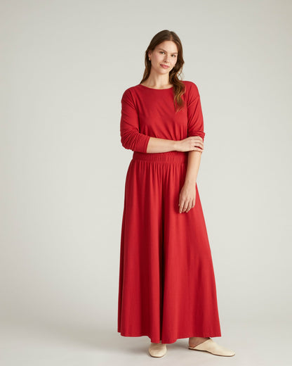 Universal Standard Isadora Wide Leg Lounge Pants - Raspberry