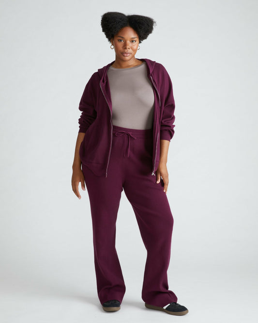 Universal Standard Knitted Mila Pants - Acai