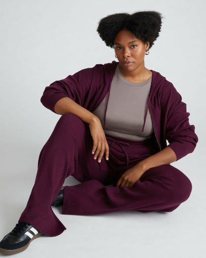 Universal Standard Knitted Mila Pants - Acai
