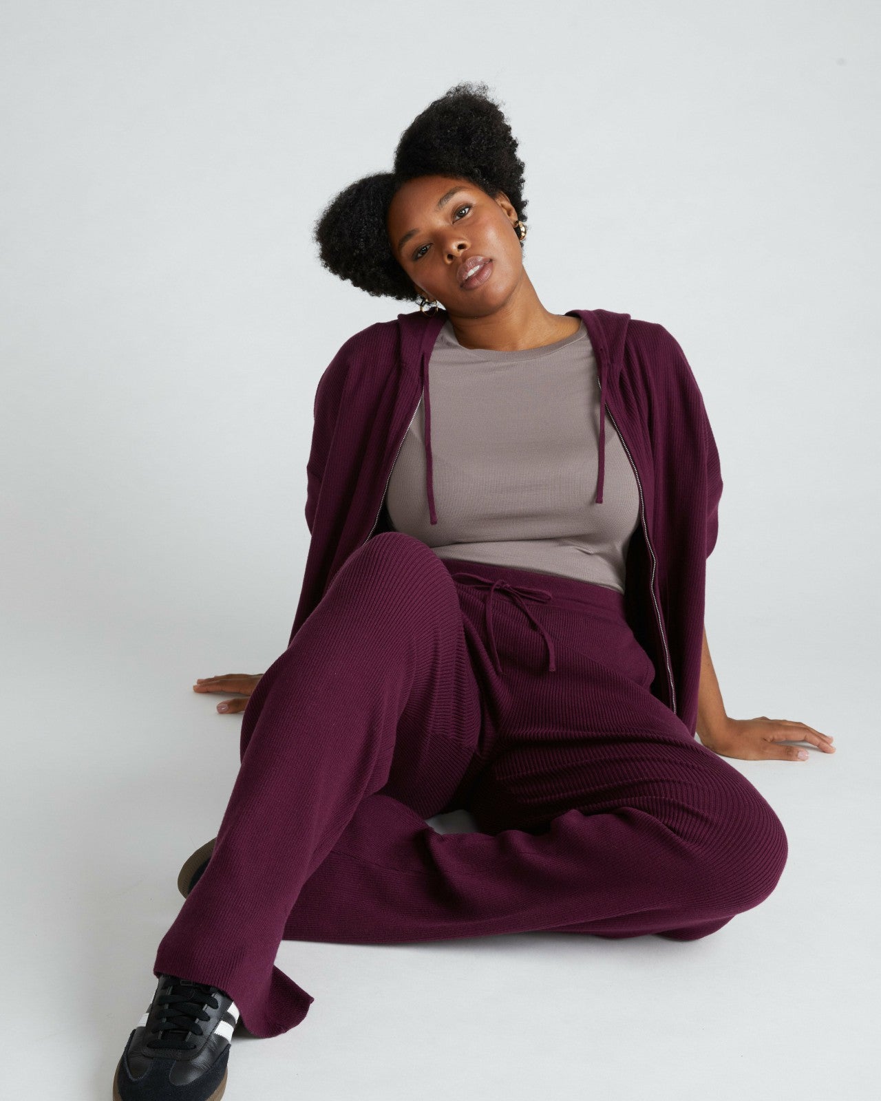 Universal Standard Knitted Mila Pants - Acai