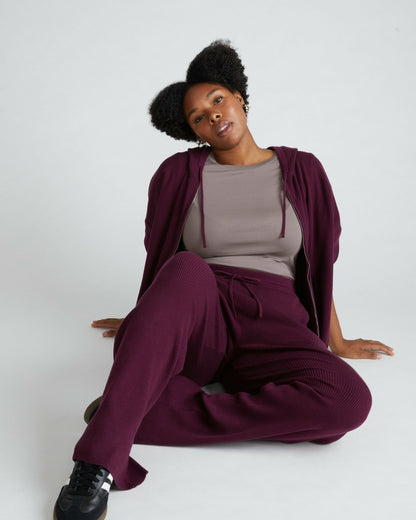 Universal Standard Knitted Mila Pants - Acai