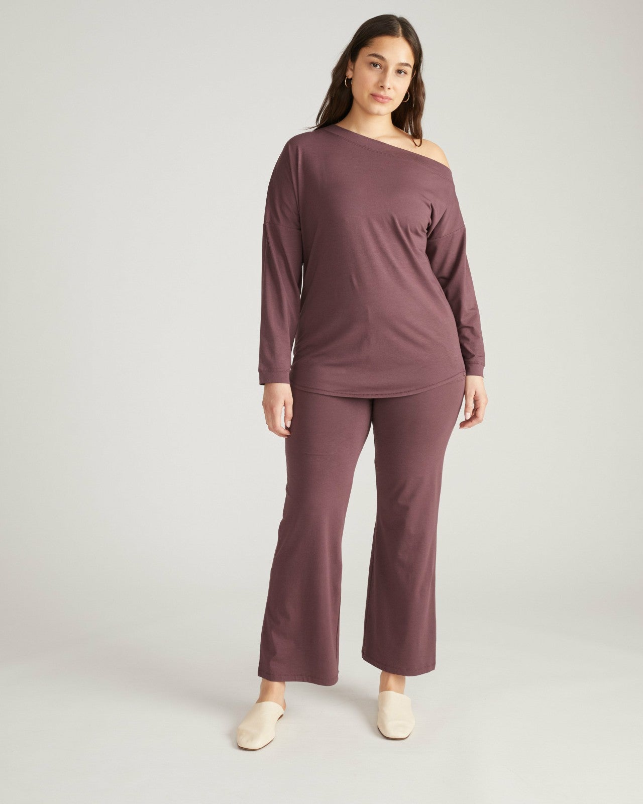 Universal Standard UltimateS Mola Lounge Pants - Cassis