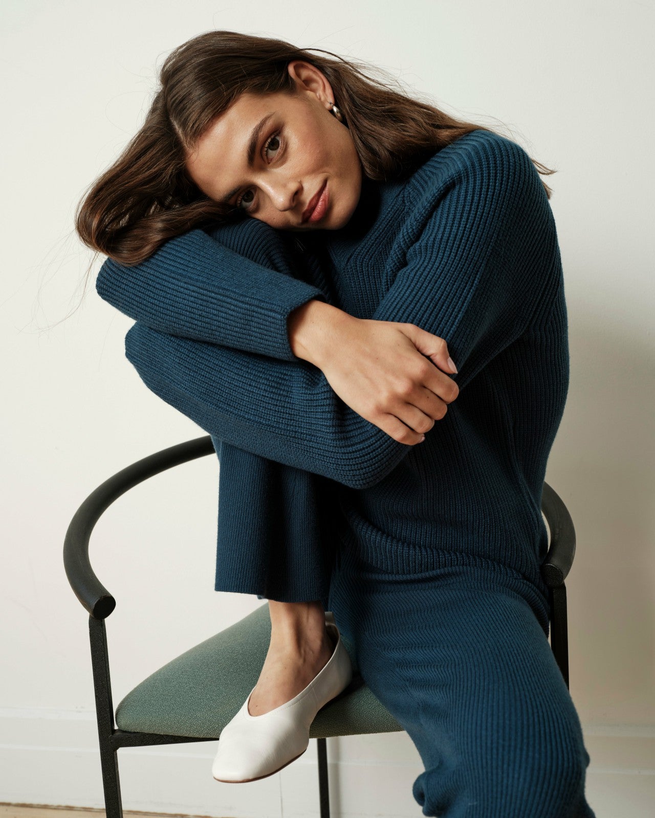 Universal Standard Knitted Mila Pants - Deep Teal