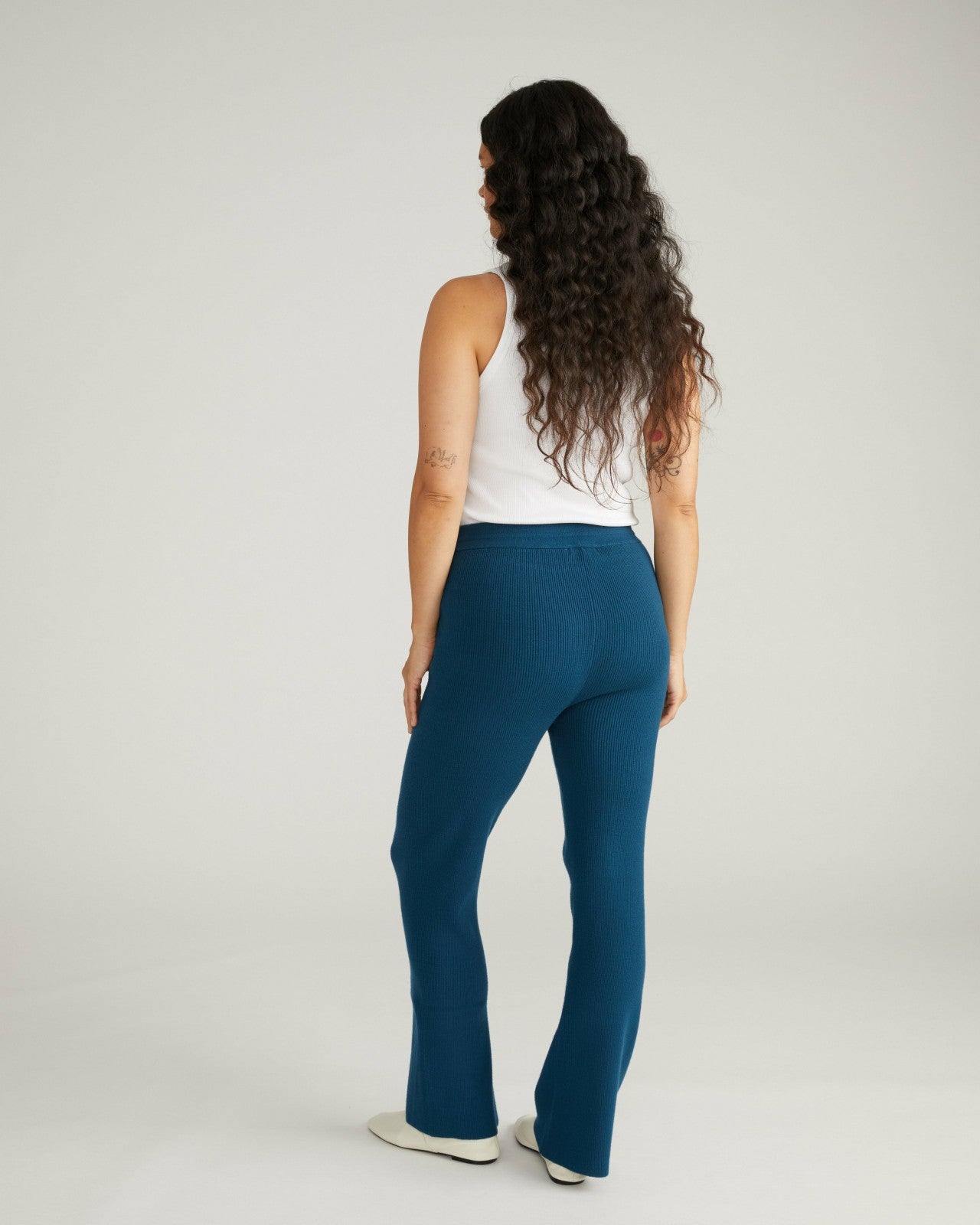 Universal Standard Knitted Mila Pants - Deep Teal
