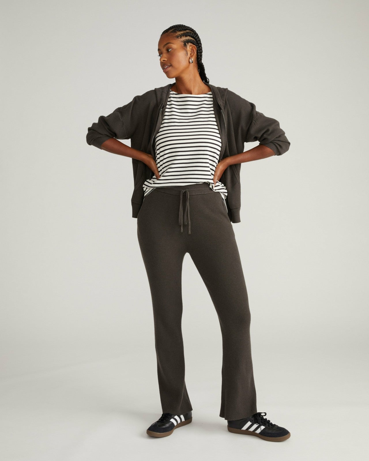 Universal Standard Knitted Mila Pants - Graphite