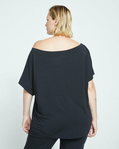 Universal Standard UltimateS Dolci Short Sleeve Top - Black