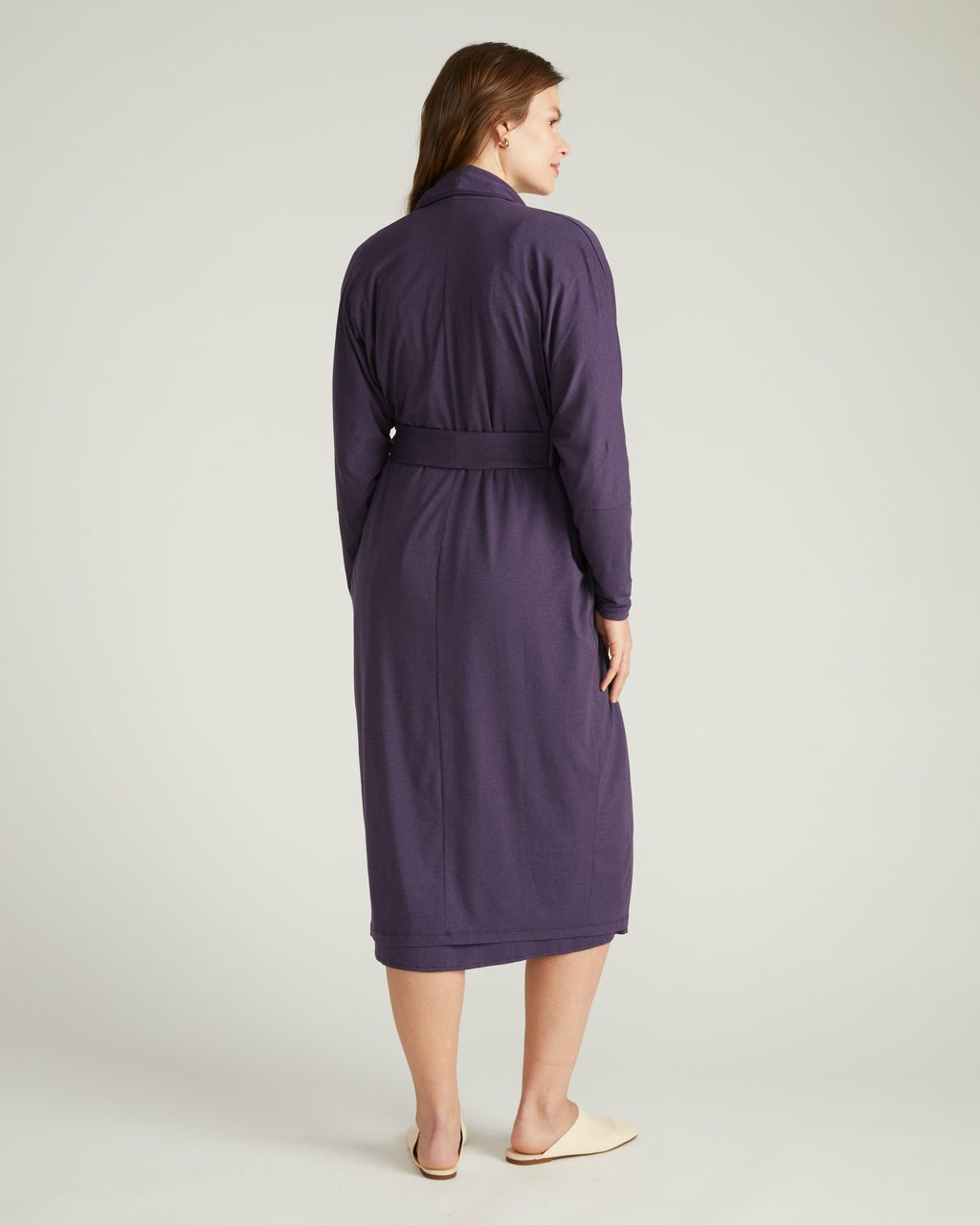 Universal Standard Daphne Lounge Robe - Anthracite