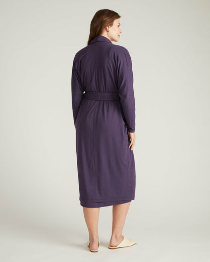 Universal Standard Daphne Lounge Robe - Anthracite