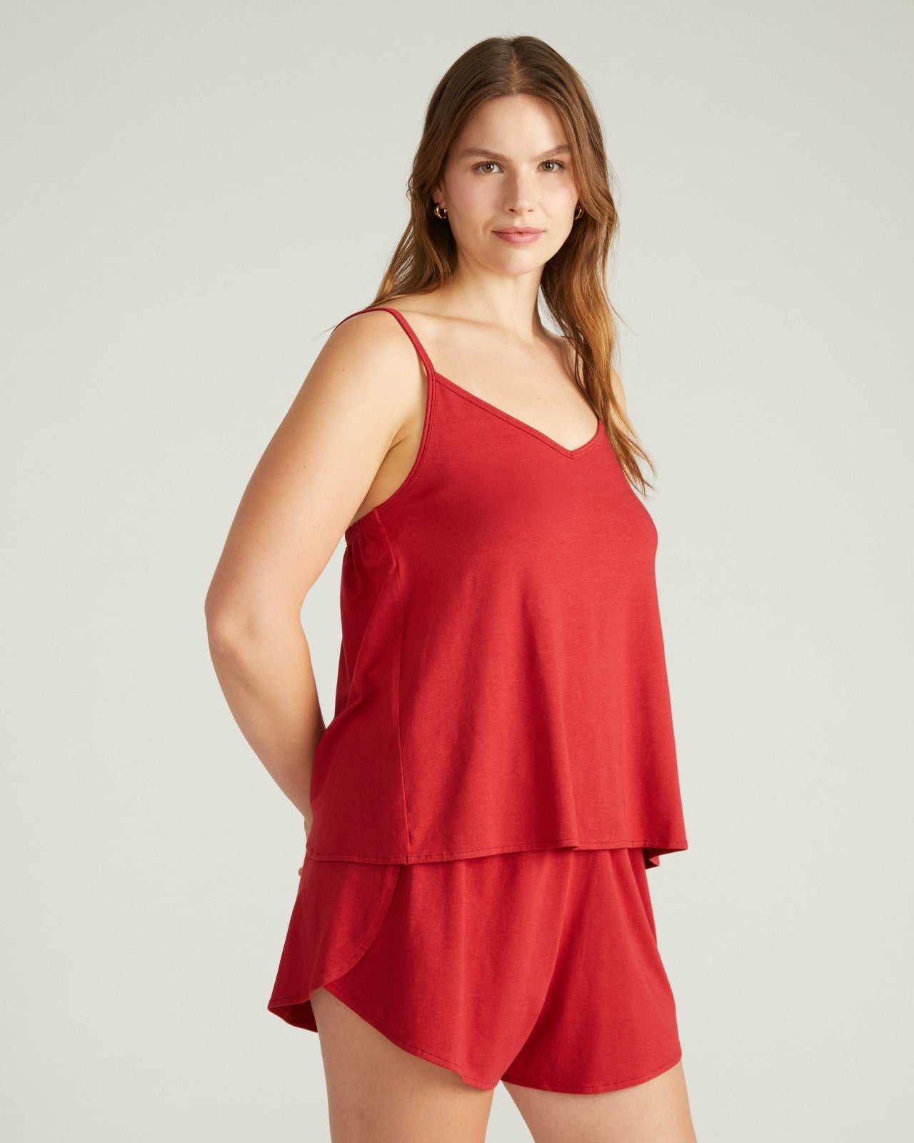 Universal Standard UltimateS Natalie Jersey Sleep Set - Raspberry