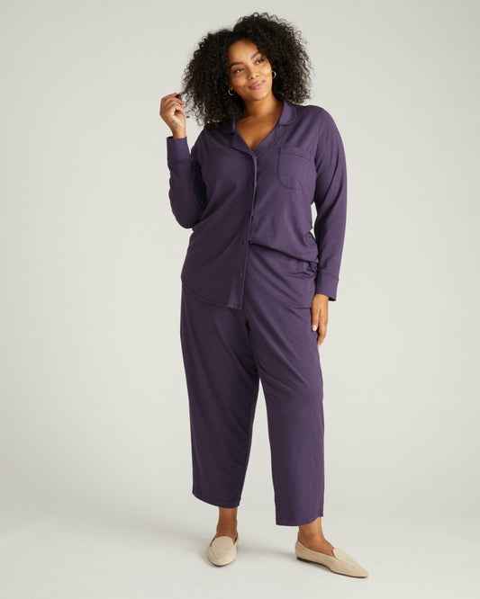 Universal Standard Panama Pajama Set - Anthracite