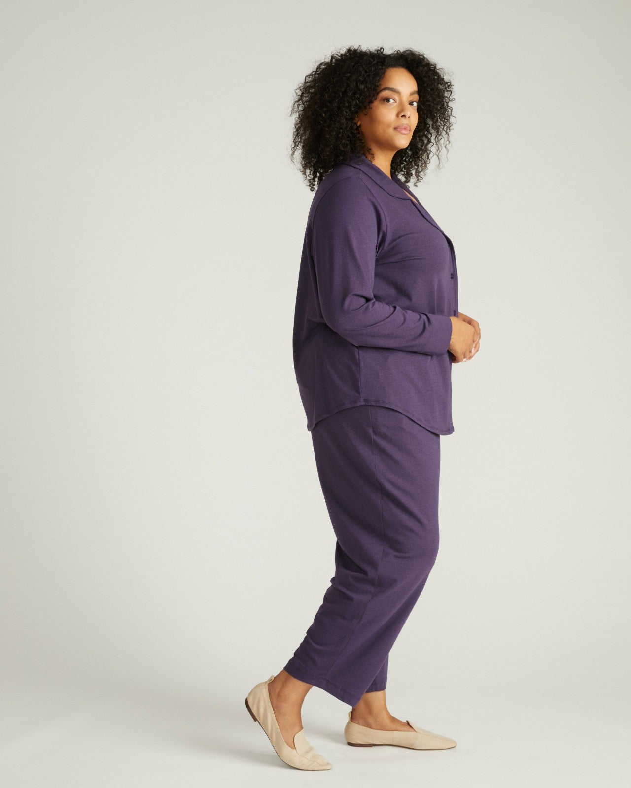 Universal Standard Panama Pajama Set - Anthracite