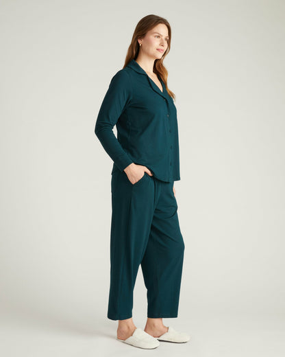 Universal Standard Panama Pajama Set - Deep Sea