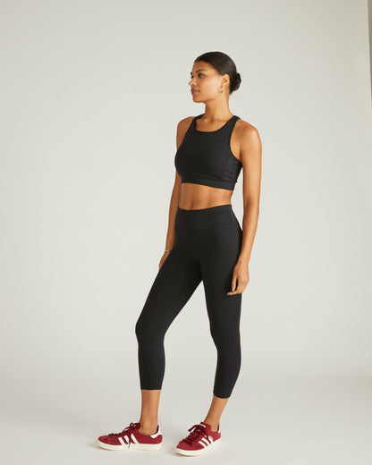 Universal Standard Next-to-Naked Racerback Sports Bra - Black