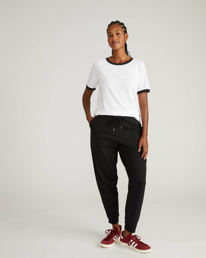 Universal Standard Tee Rex - White/Black Trim