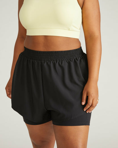 Universal Standard Rebel Active Shorts - Black