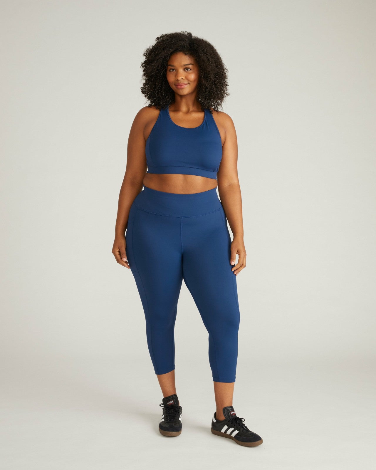Universal Standard Next-to-Naked Racerback Sports Bra - Pageant Blue