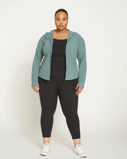 Universal Standard Next-to-Naked Cropped Pocket Legging - Black