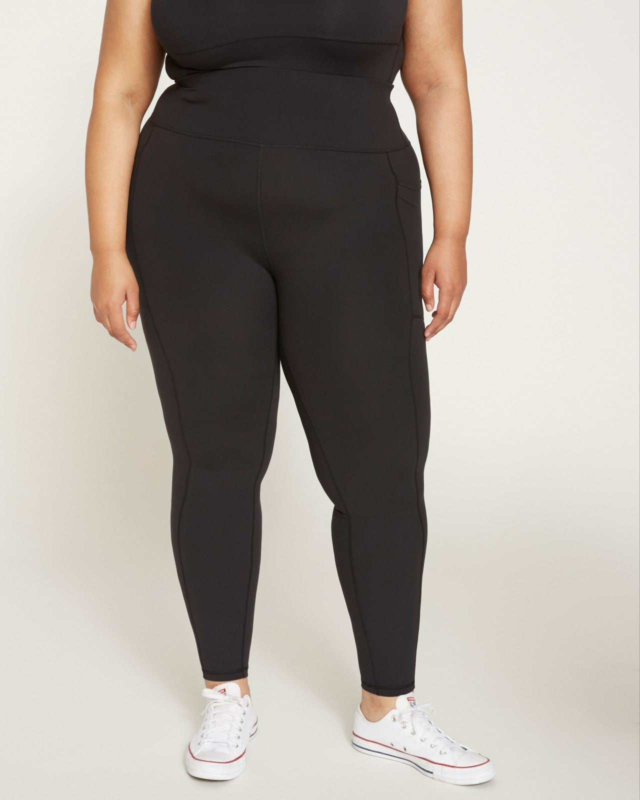 Universal Standard Next-to-Naked Pocket Legging - Black