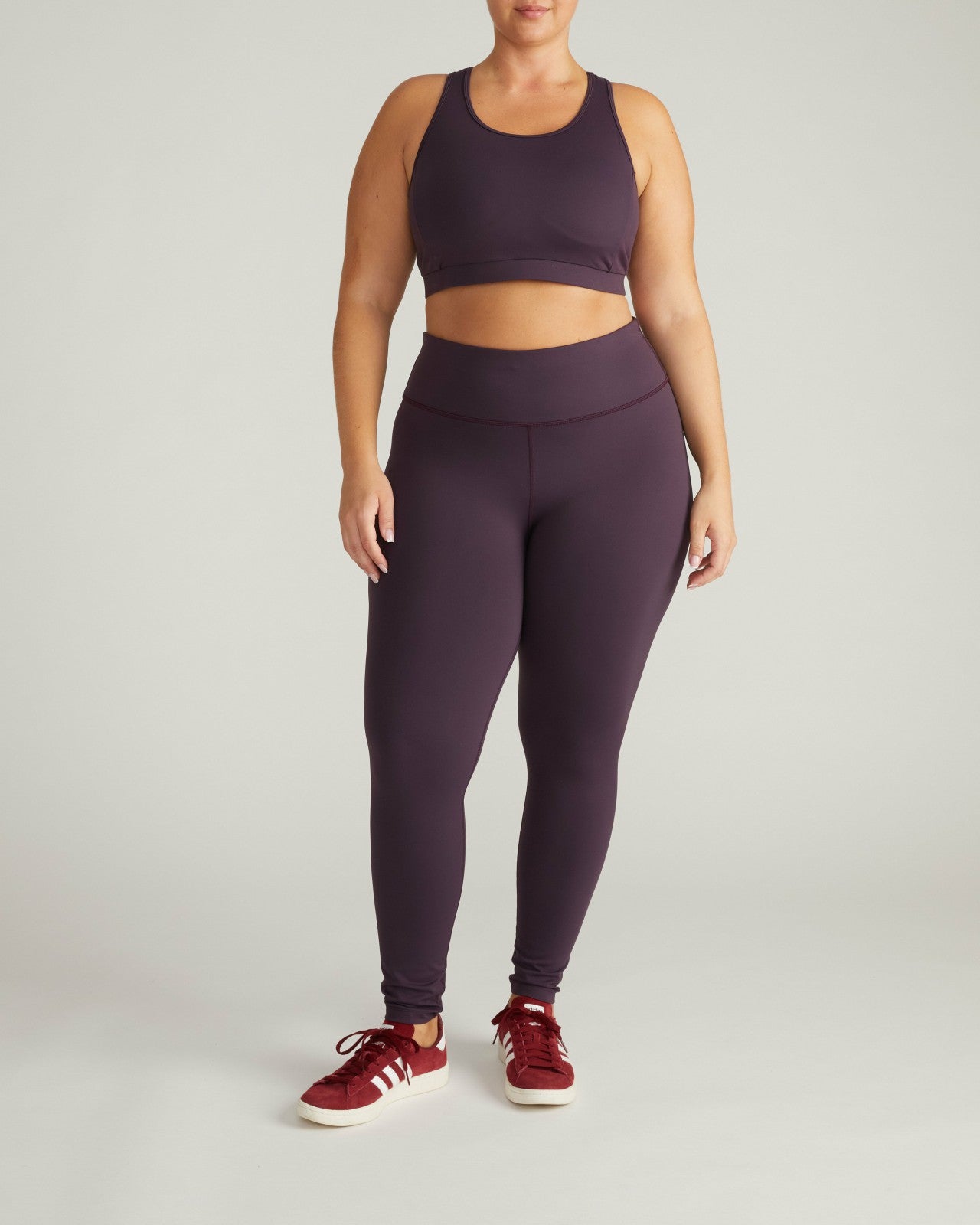 Universal Standard Next-to-Naked Racerback Sports Bra - Purple Jewel