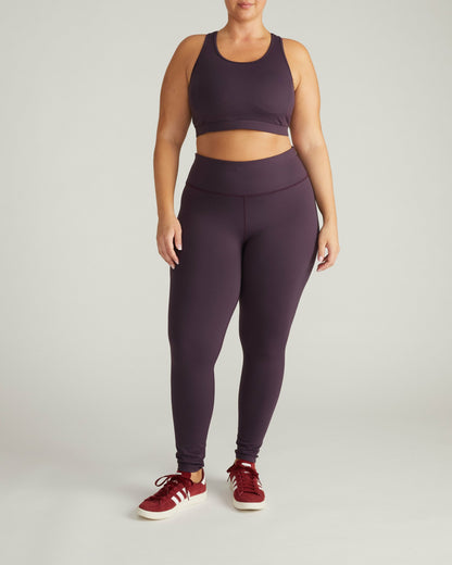 Universal Standard Next-to-Naked Racerback Sports Bra - Purple Jewel