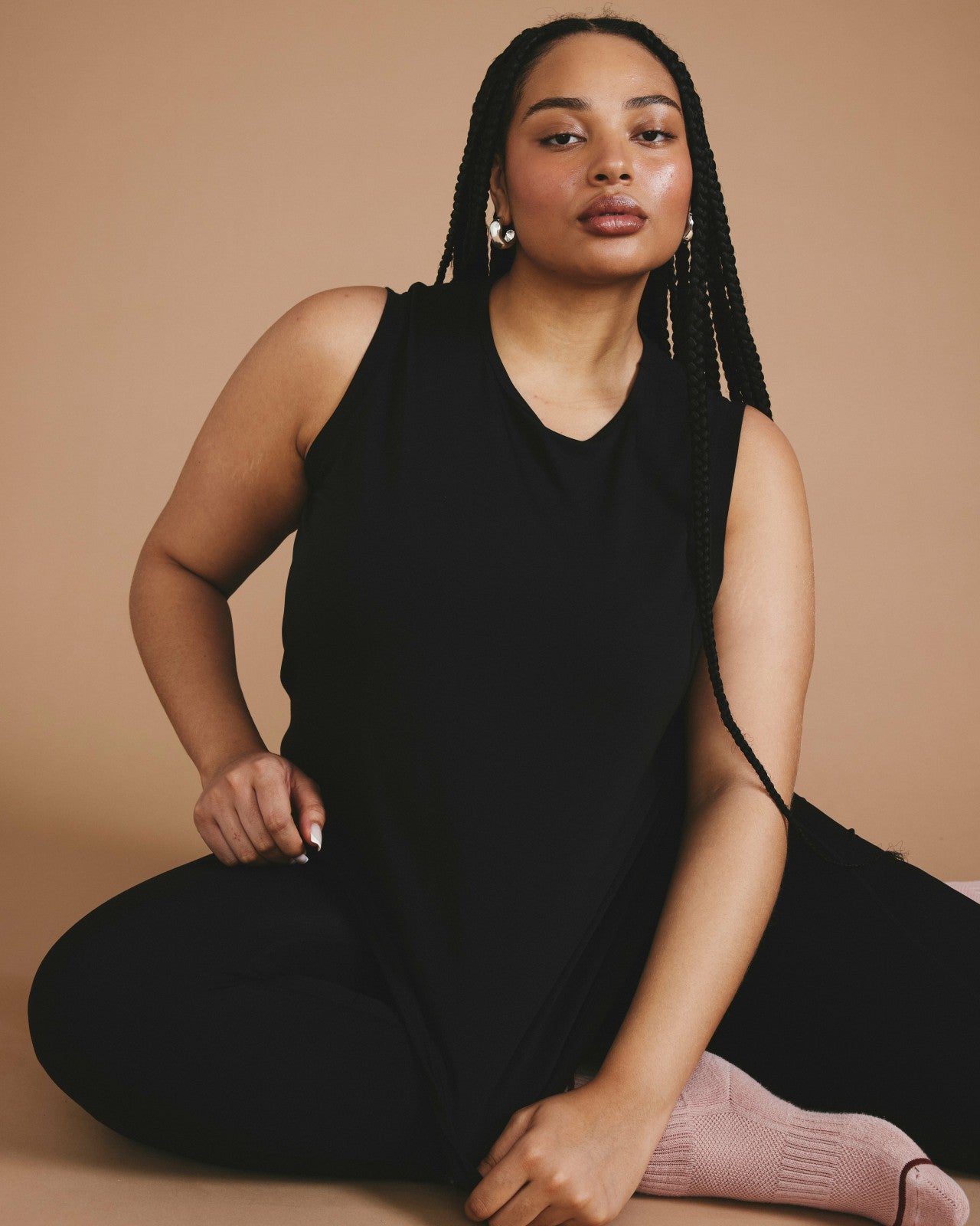 Universal Standard Mia Movement Tank - Black