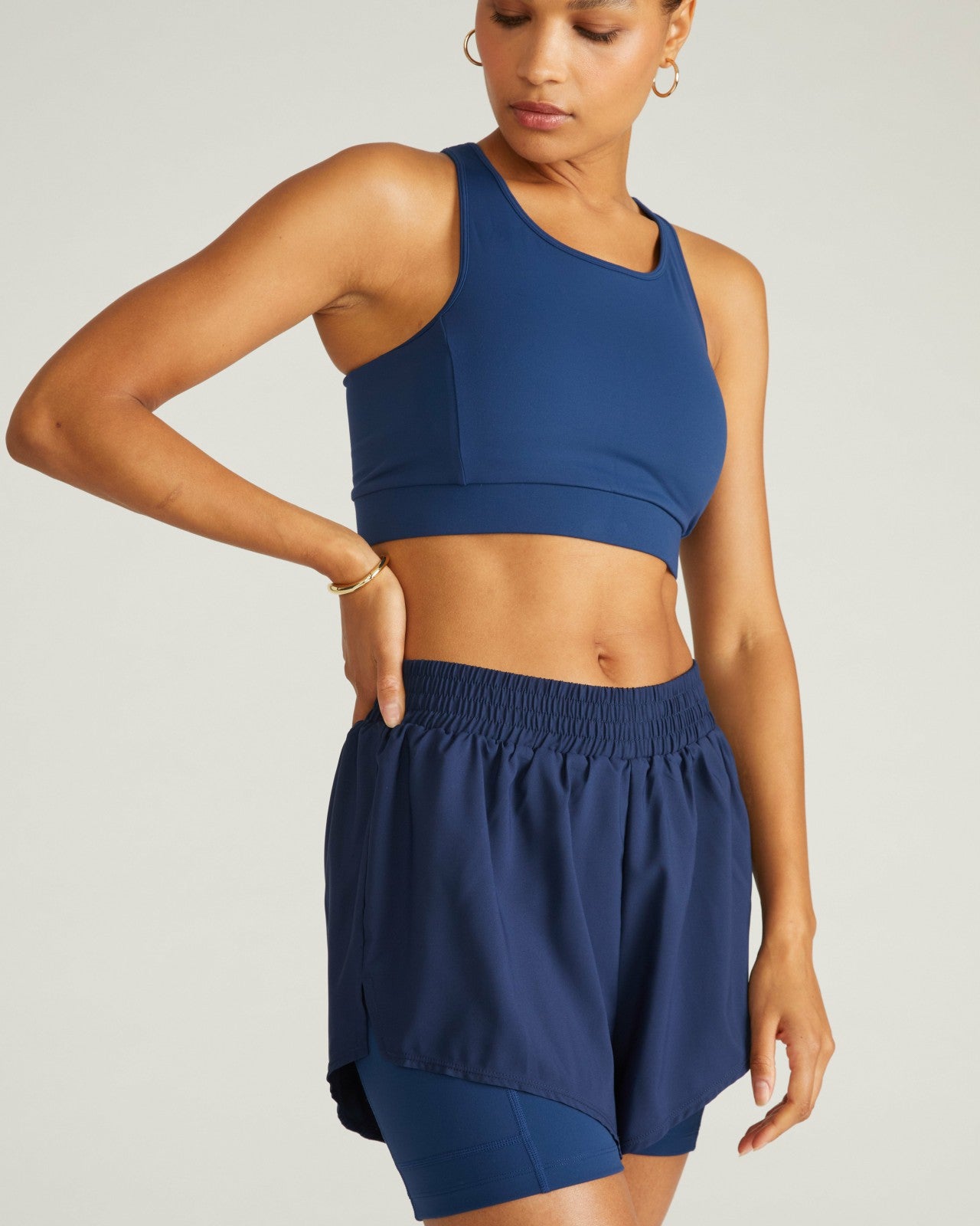 Universal Standard Rebel Active Shorts - Pageant Blue