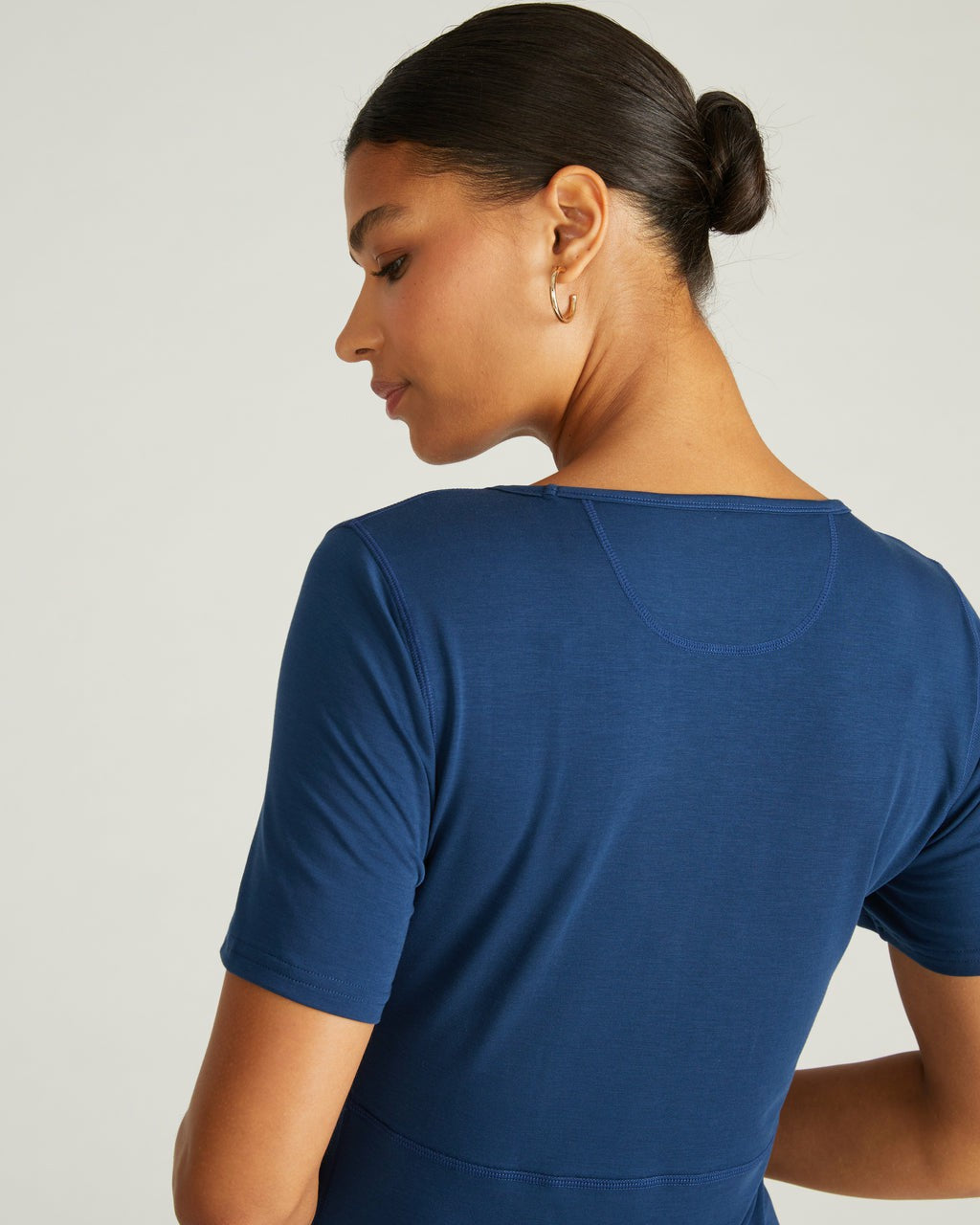 Universal Standard Mia Movement Tee - Pageant Blue