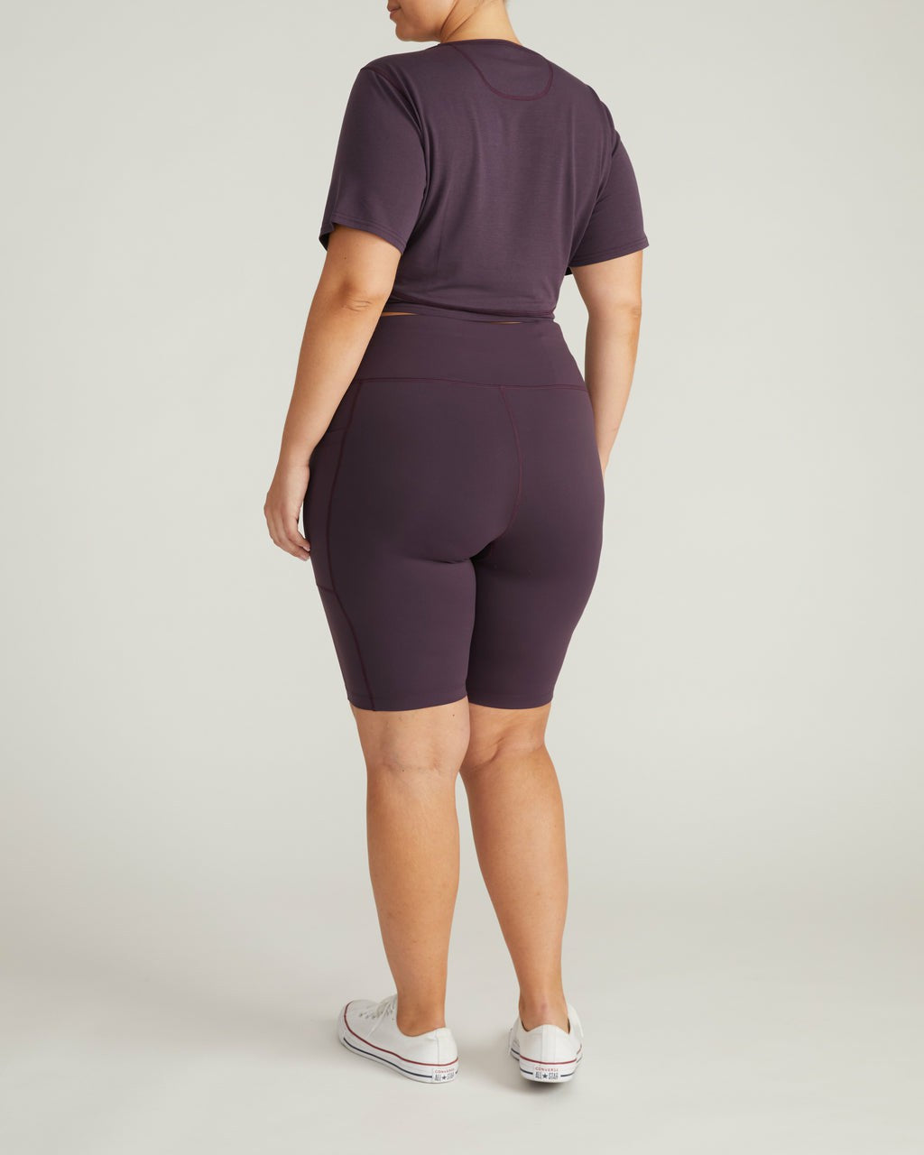 Universal Standard Next-to-Naked Bike Shorts - Purple Jewel