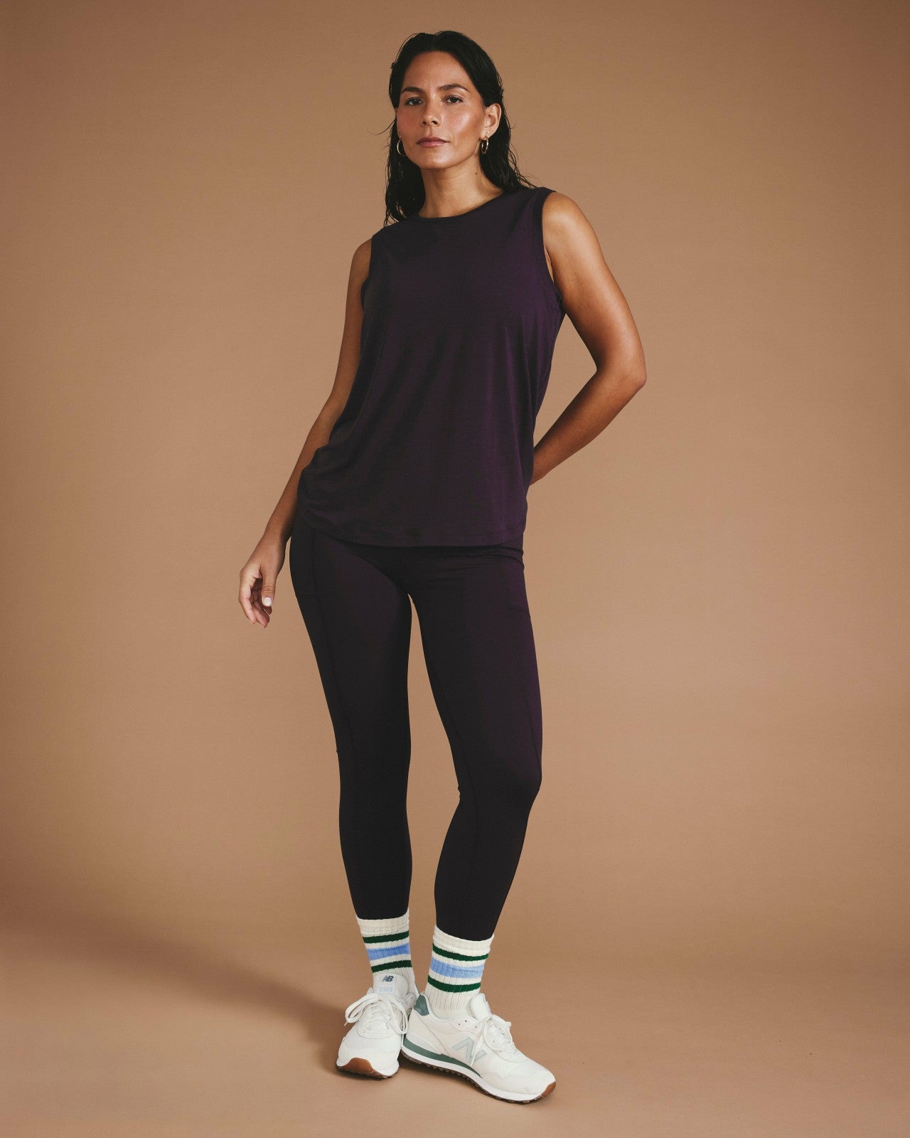 Universal Standard Mia Movement Tank - Purple Jewel