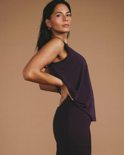 Universal Standard Mia Movement Tank - Purple Jewel