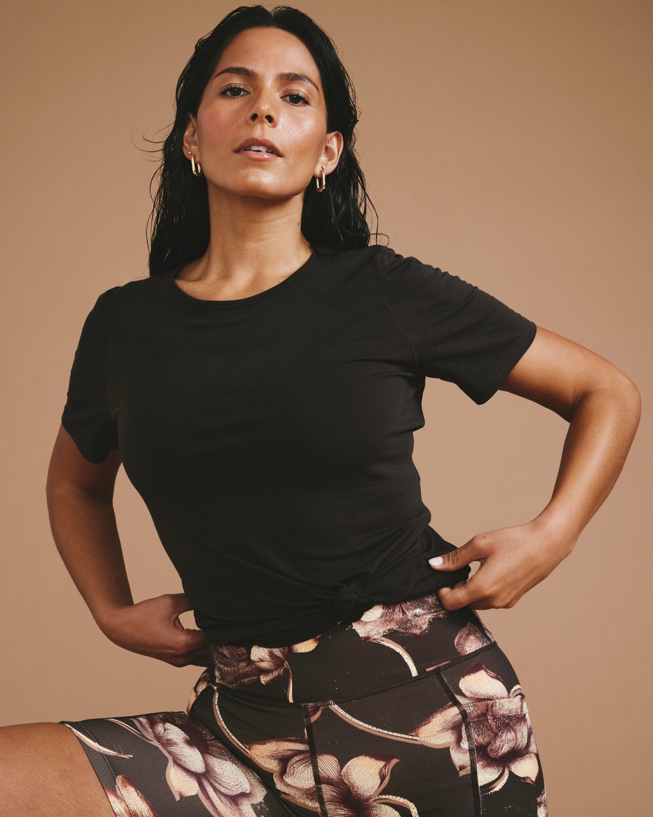 Universal Standard Mia Movement Tee - Deep Brown