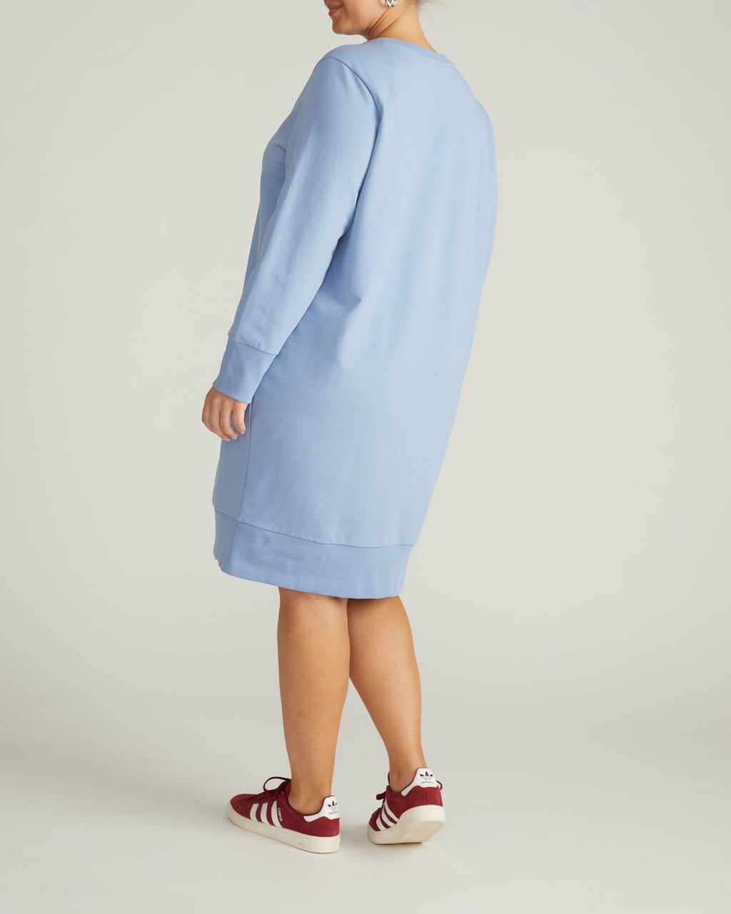 Universal Standard Bree Sweatshirt Dress - Graceful Blue