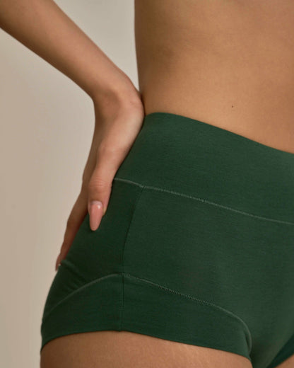 Universal Standard UltimateS Super Full Coverage High Rise Brief - Forest Green