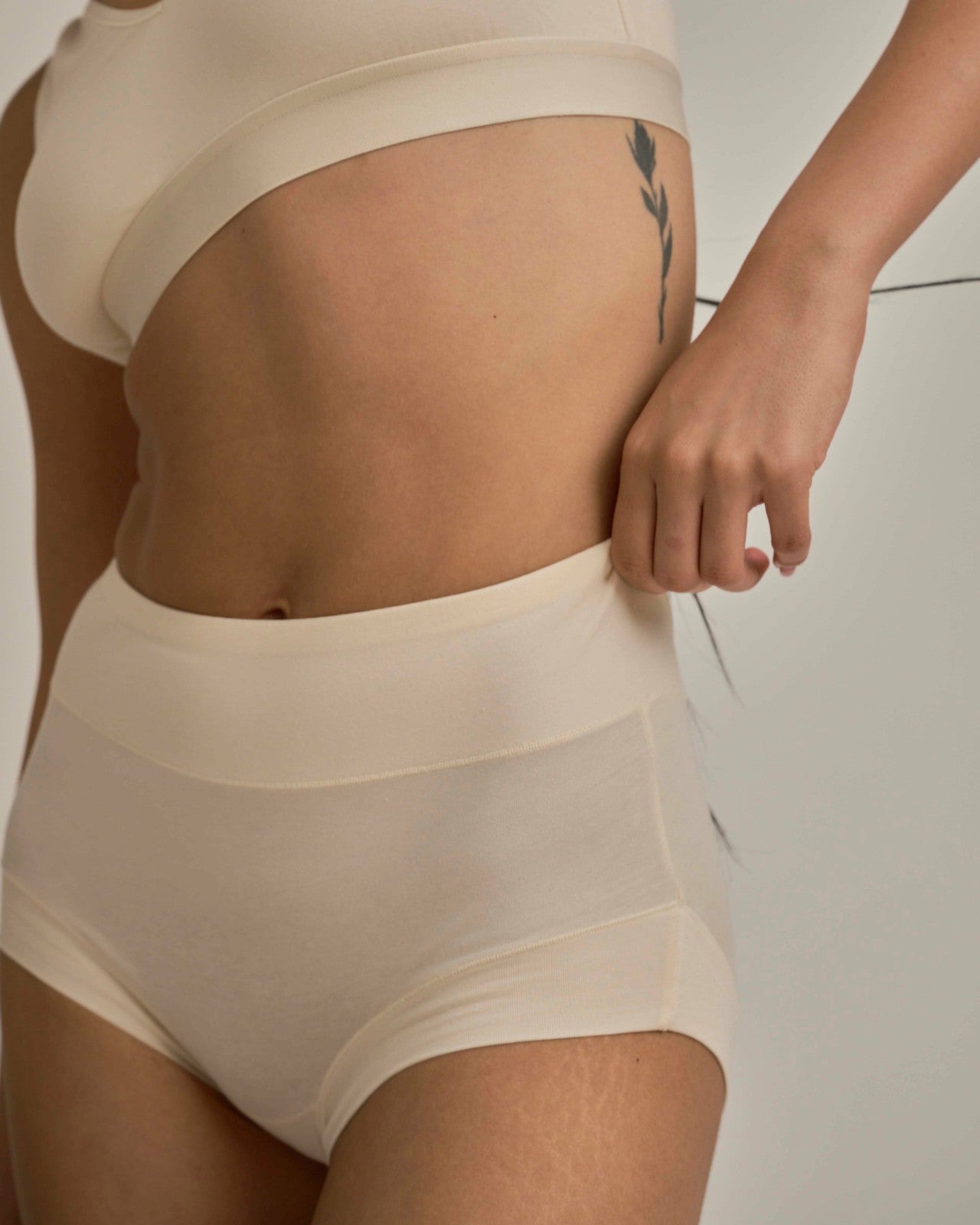 Universal Standard UltimateS Super Full Coverage High Rise Brief - Porcelain