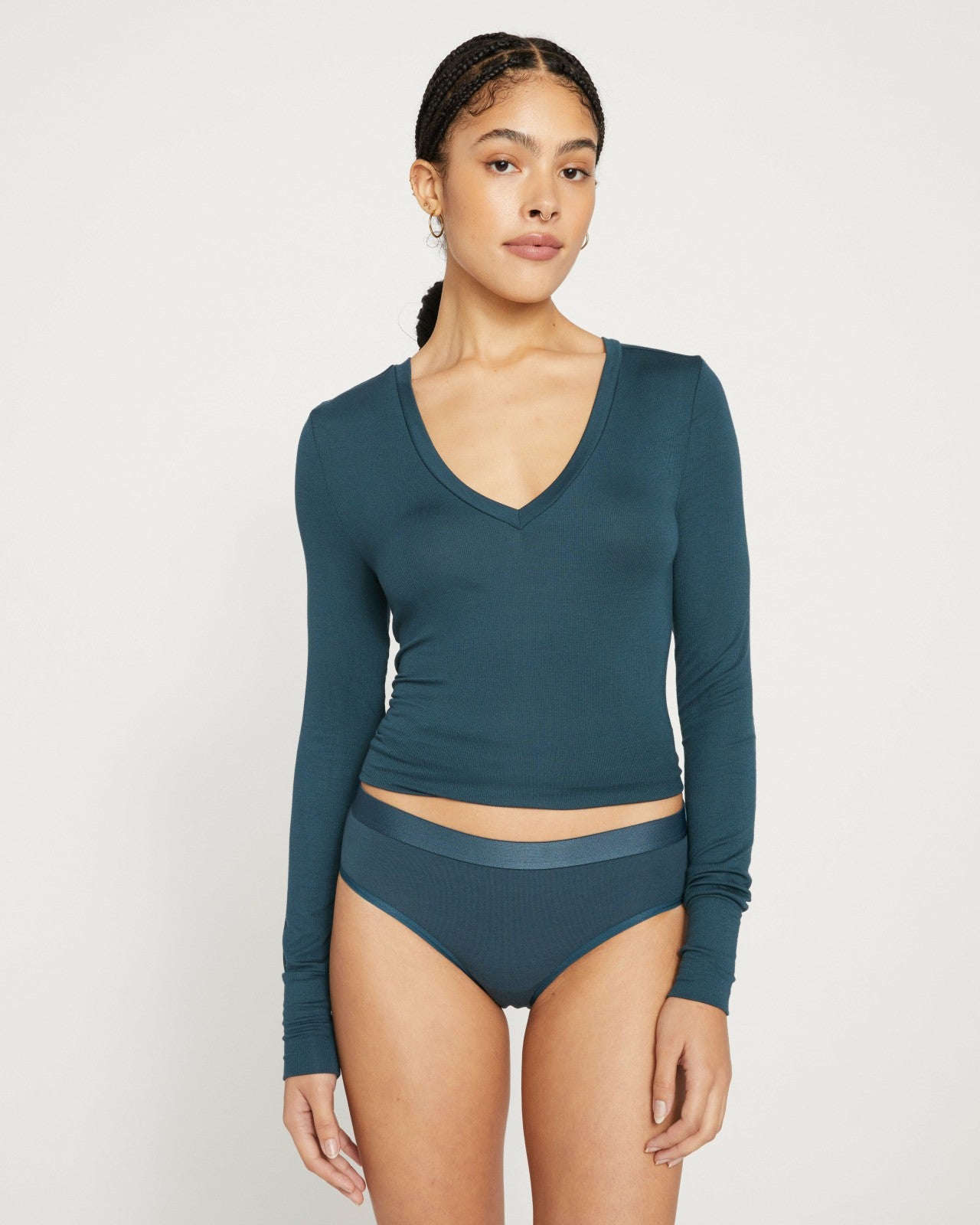 Universal Standard UltimateS Mid Rise Bikini - Deep Sea