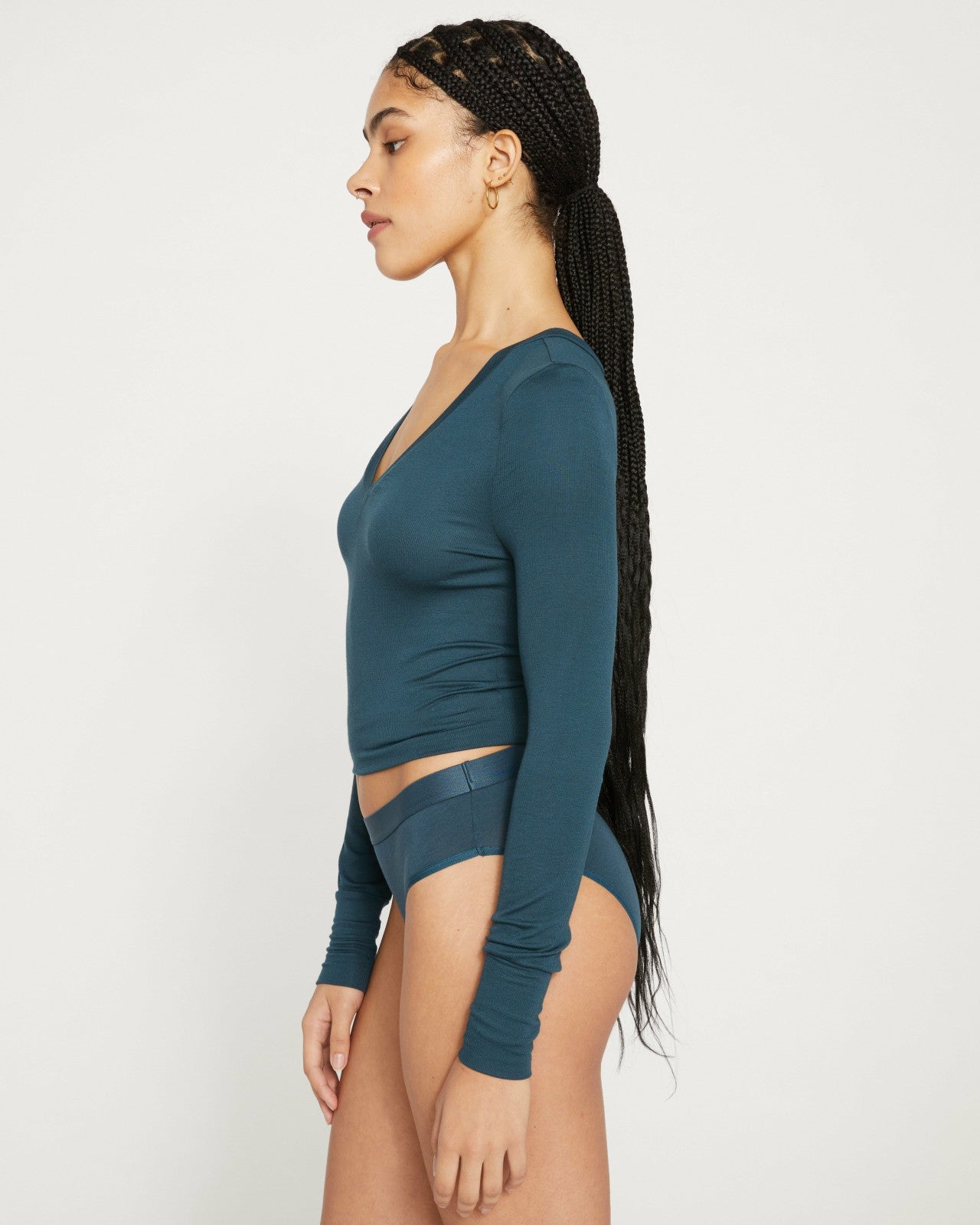 Universal Standard UltimateS Mid Rise Bikini - Deep Sea