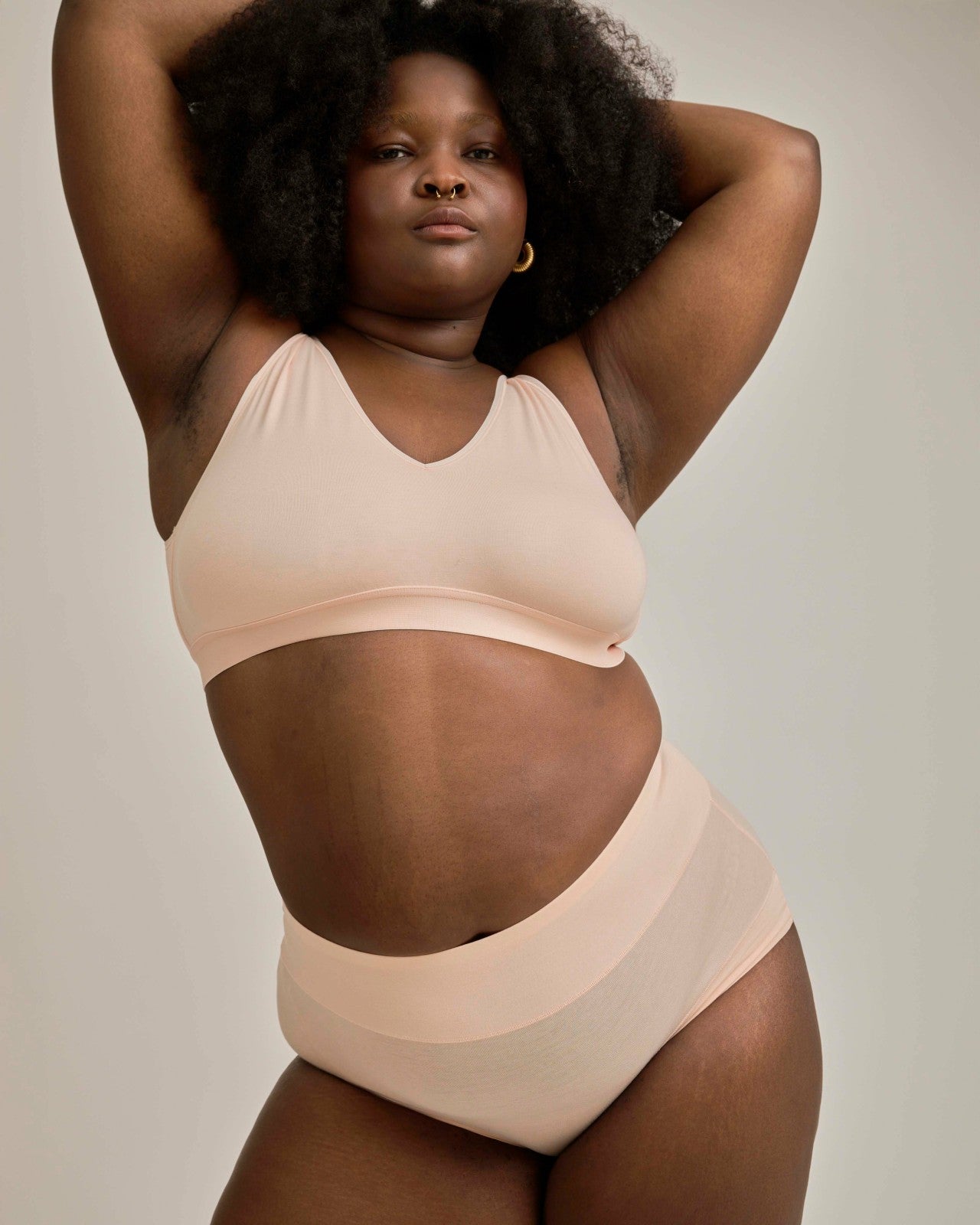 Universal Standard UltimateS Super Full Coverage High Rise Brief - Peach