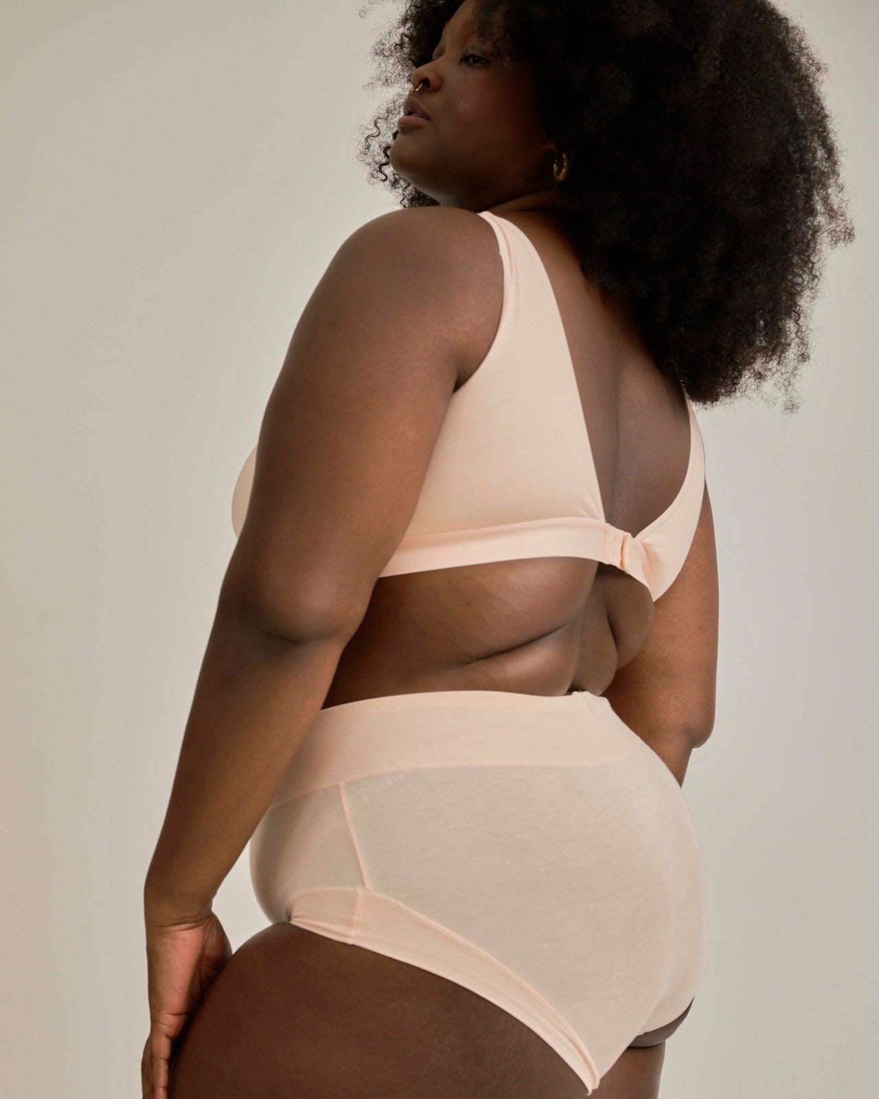 Universal Standard UltimateS Super Full Coverage High Rise Brief - Peach